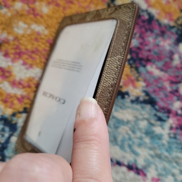 Coach Brown Card Holder | Used, See Images - Picture 4 of 7